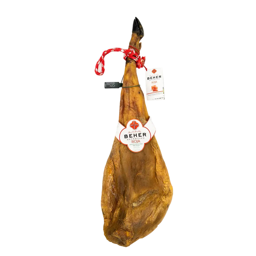 BEHER Red Label 100% Iberian Cebo de Campo Ham (7-7.5Kg)