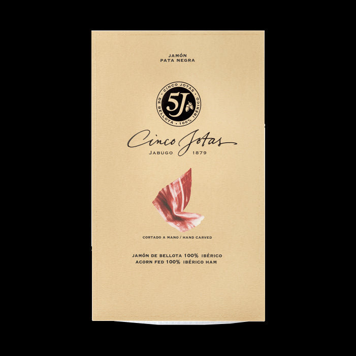 Sliced 100% Iberian Acorn-fed Ham Cinco Jotas 80gr