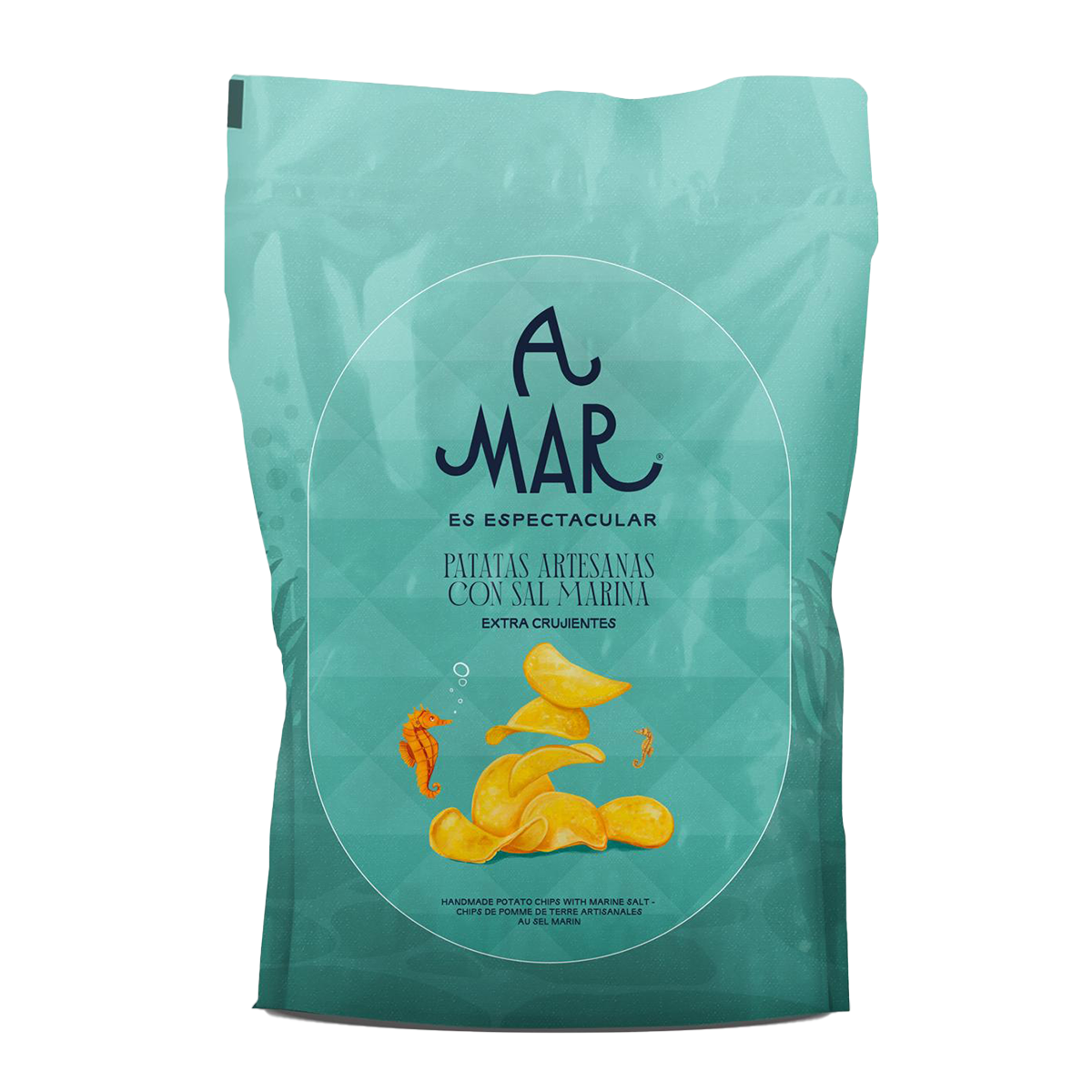 Artisanal Potato Chips with Sea Salt A Mar Espectacular 60g