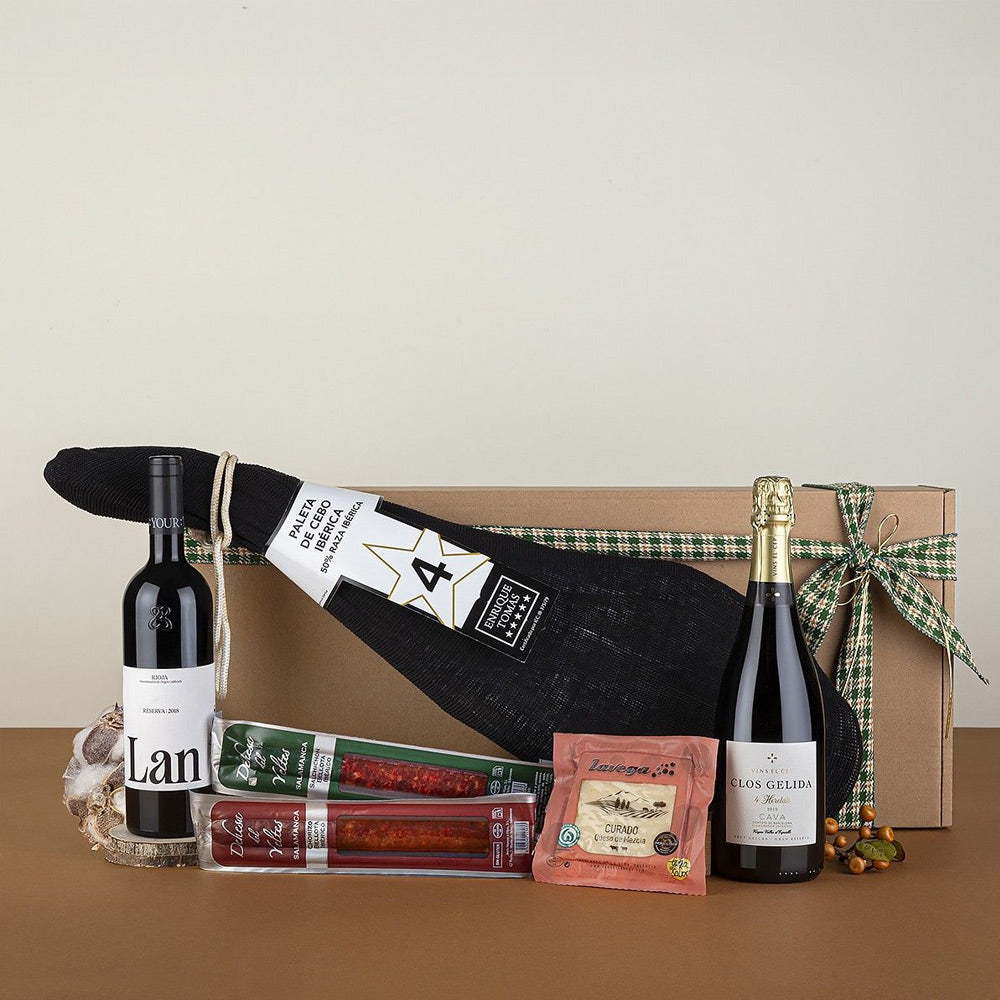 Lote de Navidad con Paleta de Cebo Ibérica "Enrique Tomás"