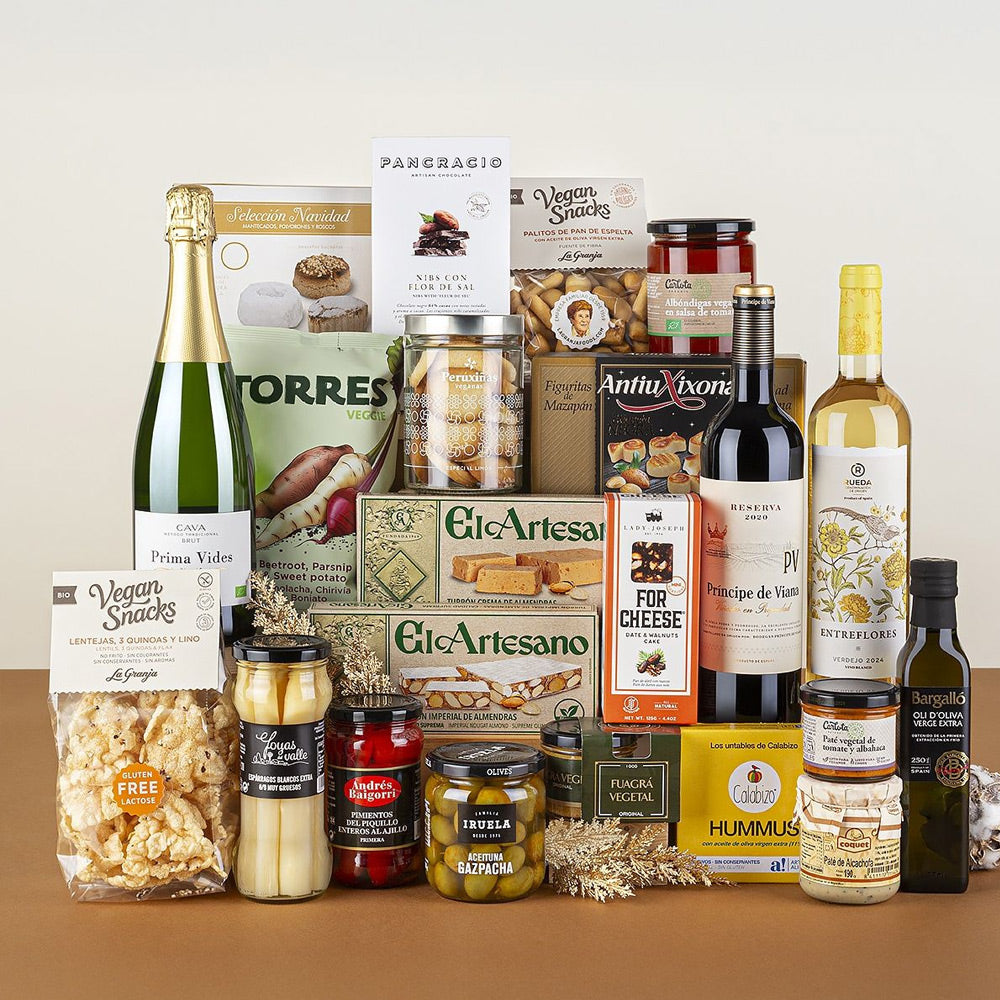 Lote de Navidad Vegano Gourmet con Especialidades Vegegales