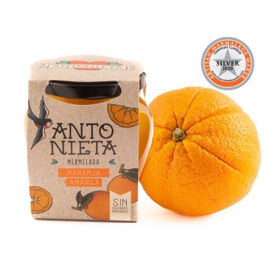 Pack 2 Tarros de Mermelada de Naranja Amarga "Antonieta"