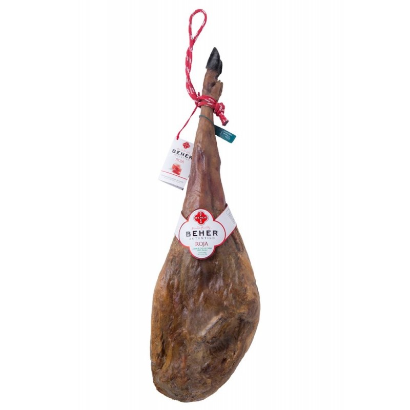 100% Iberian Cebo Field Ham BEHER Red Label (7-7,5Kg)