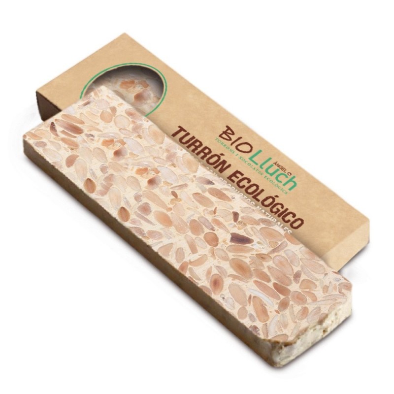 Hard Organic Almond Nougat 200g