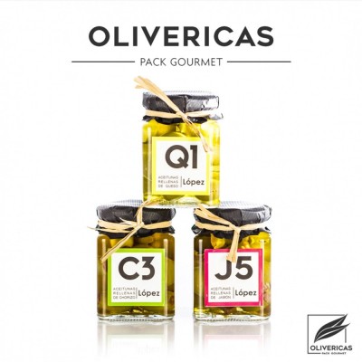 Gourmet Pack of López Olives "Olivéricas"