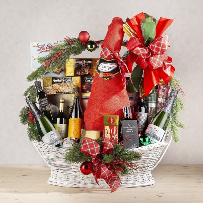 Christmas Basket with Iberian Sausages and Duroc Gran Reserva Shoulder