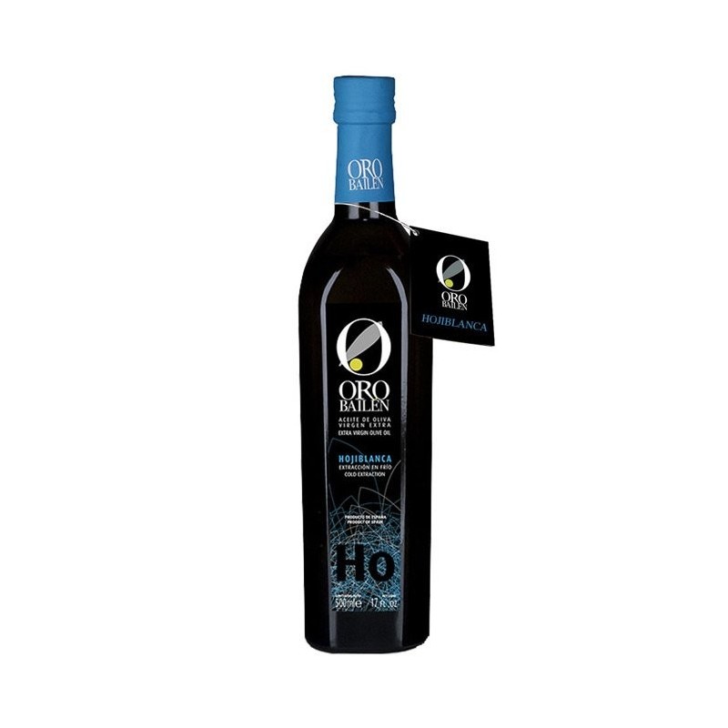 Oro Bailén Oil Pack in a 500ml glass bottle of Hojiblanca variety (12 units)