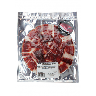 Acorn-fed 100% Iberian ham knife cut (80gr)