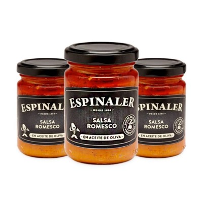 Pack of 3 Jars of Romesco Espinaler Sauce 140gr