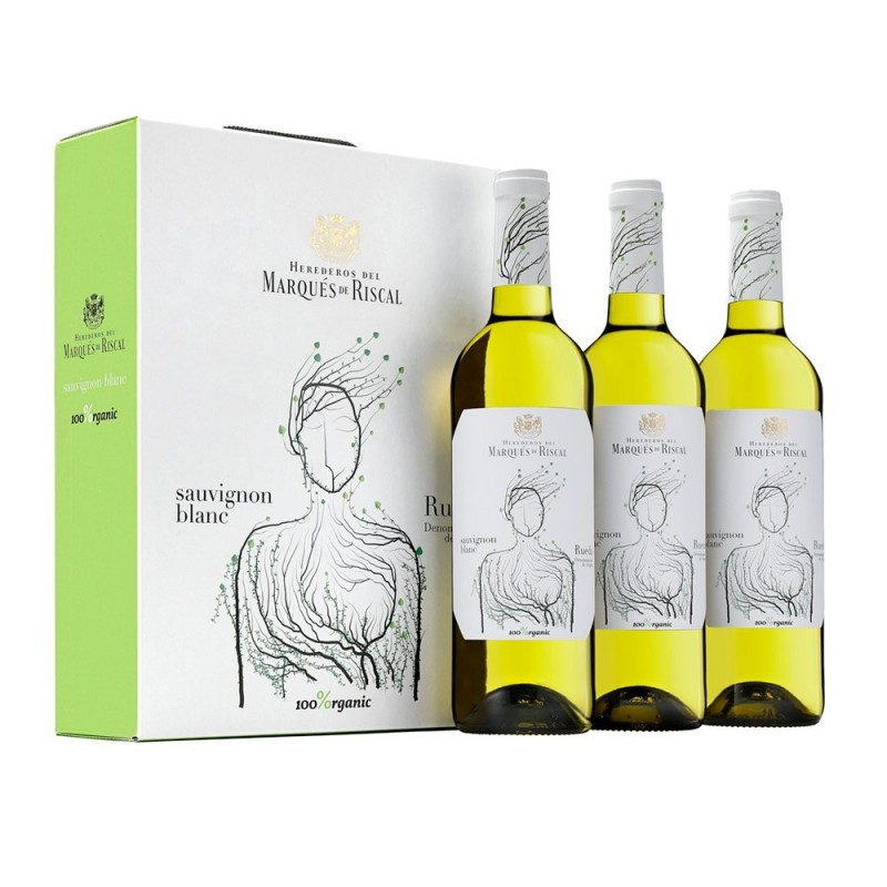 Case of 3 Bottles of Marqués de Riscal Sauvignon Blanc Organic 2019