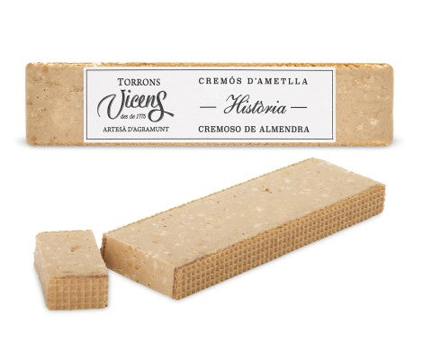 Nougat Crémeux Aux Amandes "Historia" 300g Allongé