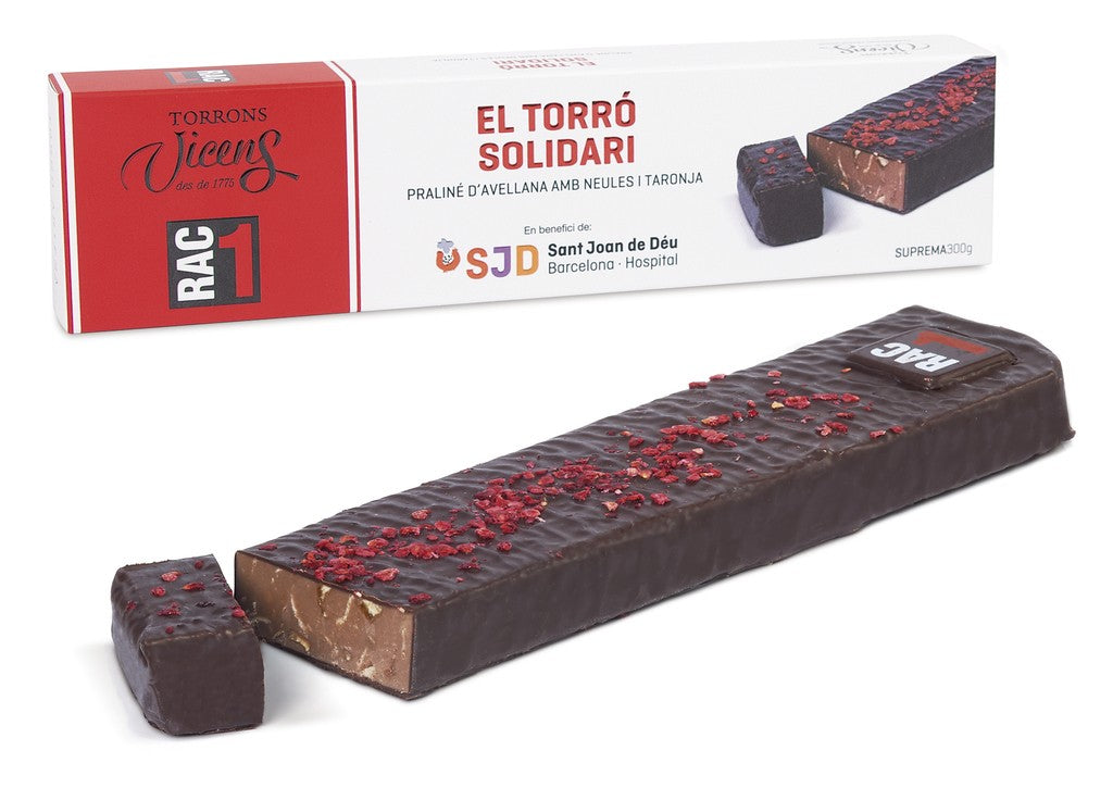 Nougat Solidaire RAC1 Praliné Noisette 300g en Etui