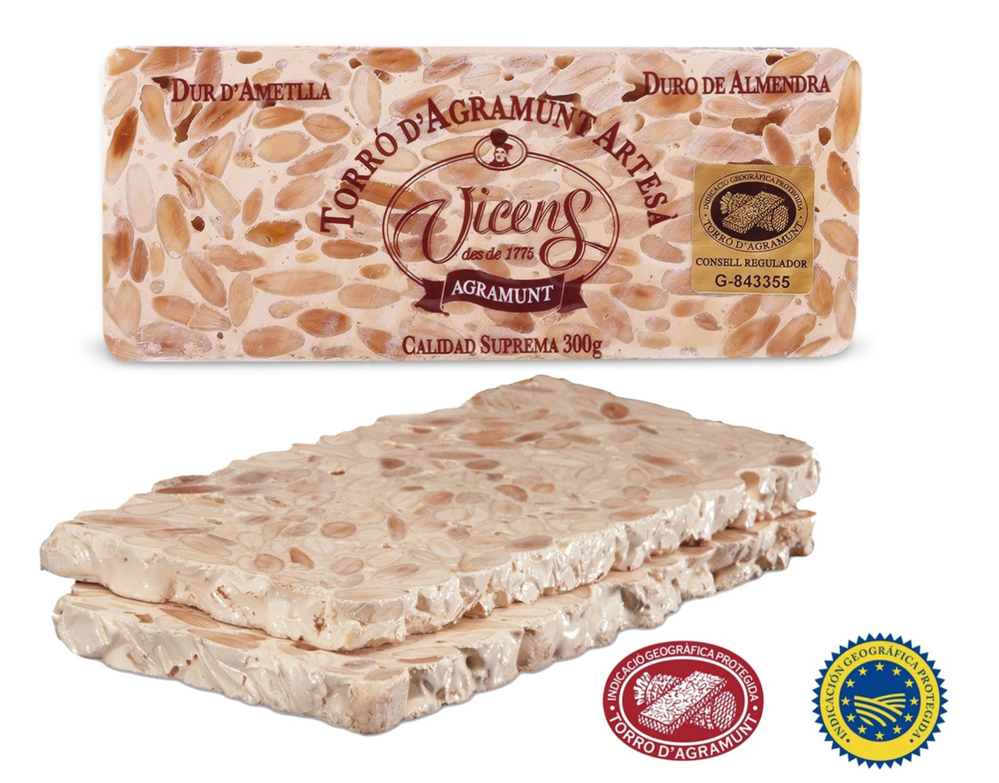 Hard Almond Nougat 300g