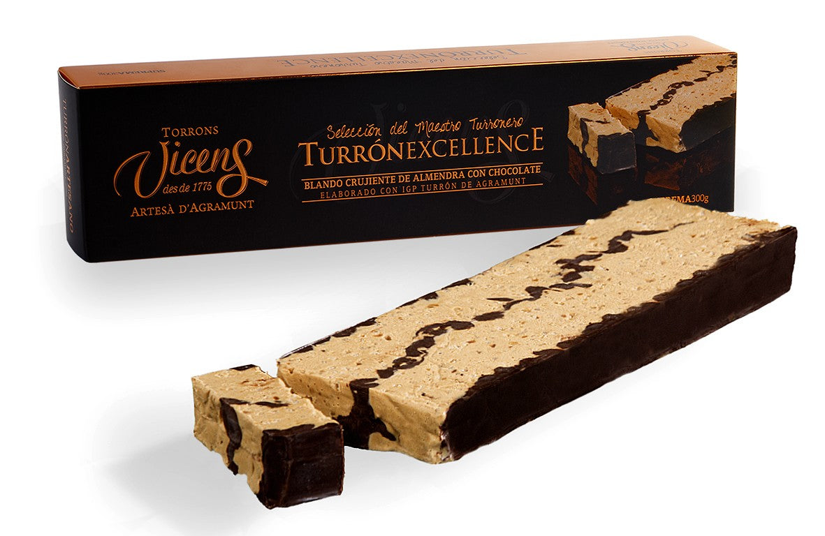 Soft Crunchy Nougat with Excellence Chocolate 300g