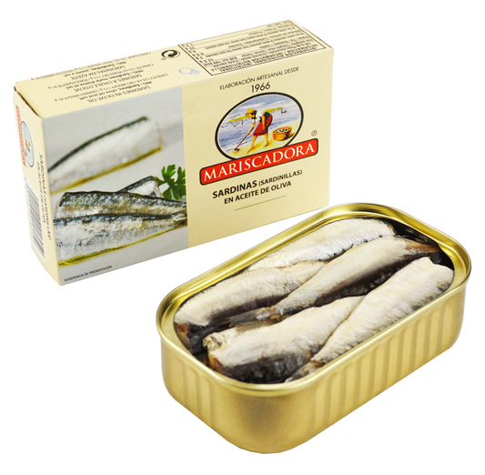 Sardinillas en Aceite de Oliva 10/12 piezas La Mariscadora