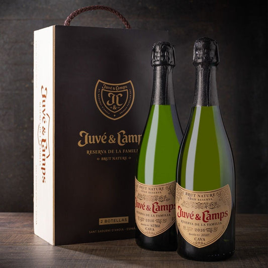 Estuche Premium 2 Botellas Juve & Camps Reserva Familia