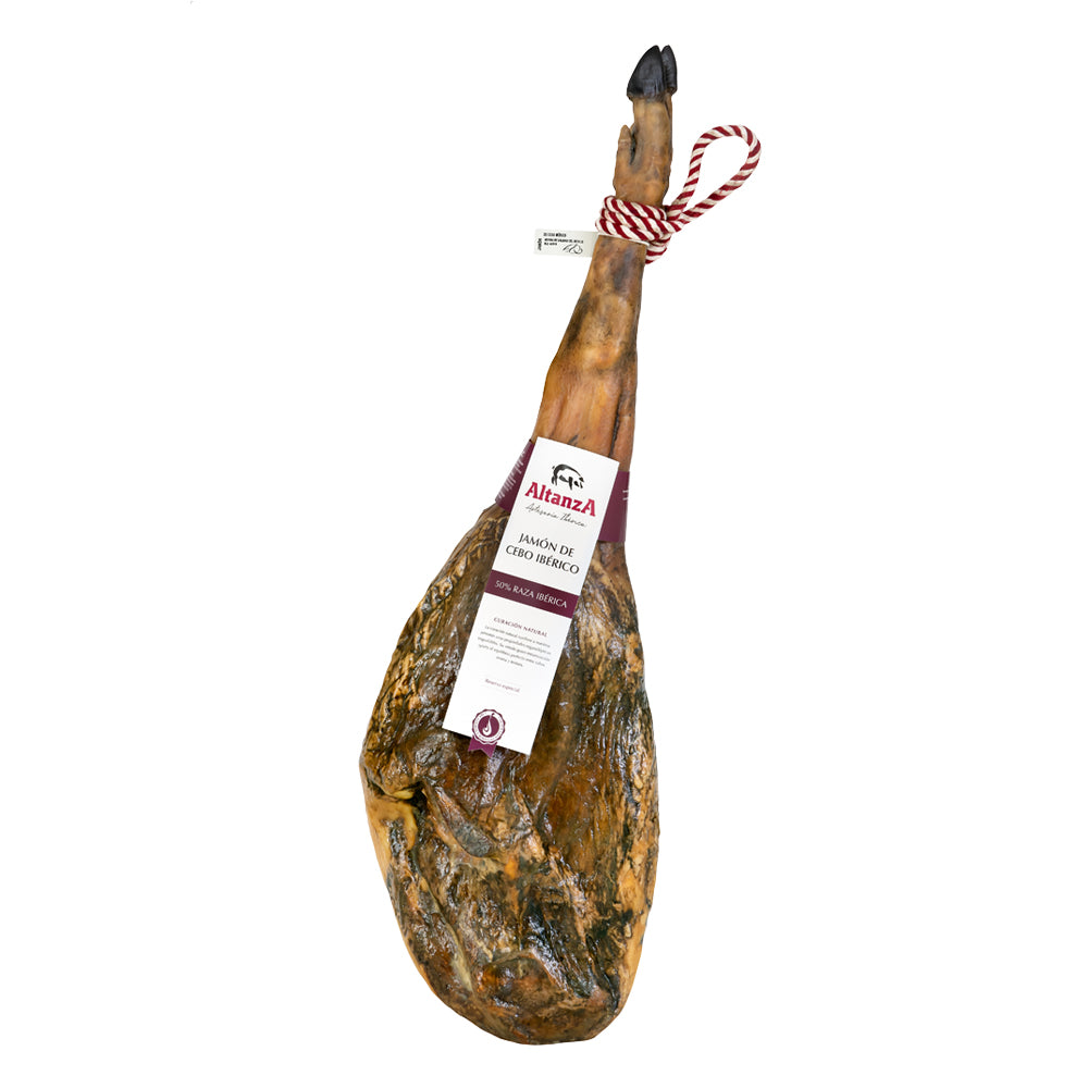 ALTANZA 50% Iberian Breed Cebo de Campo Ham (7-7.5Kg)