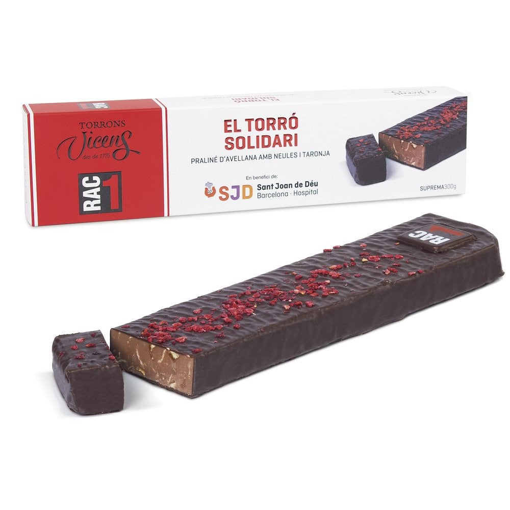 Nougat Solidaire RAC1 Praliné Noisette 300g en Etui