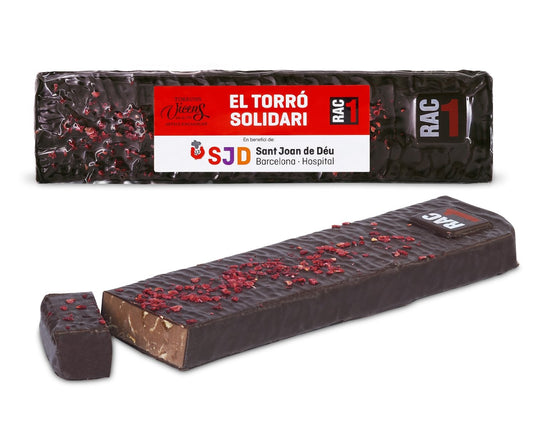 RAC1 Praline Solidarity Nougat with Hazelnuts 300g