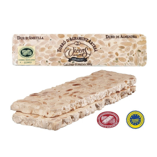 Nougat Dur Spécial Aux Amandes 300gr