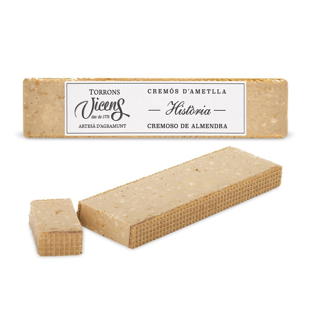 Nougat Crémeux Aux Amandes "Historia" 300g Allongé