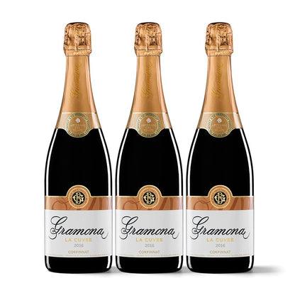 Estuche 3 botellas Gramona La Cuvee Brut ECO