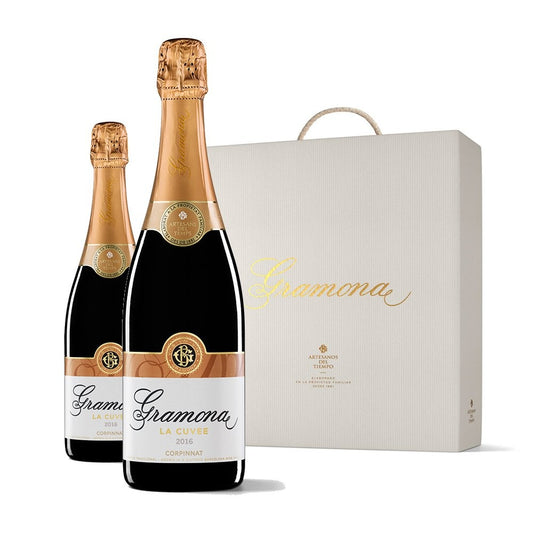 Estuche 2 botellas Gramona La Cuvee Brut ECO