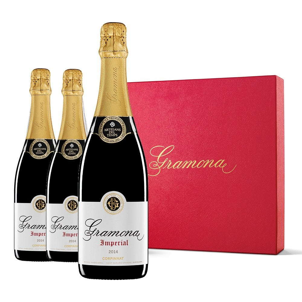 Estuche 3 botellas Gramona Imperial Gran Reserva Brut