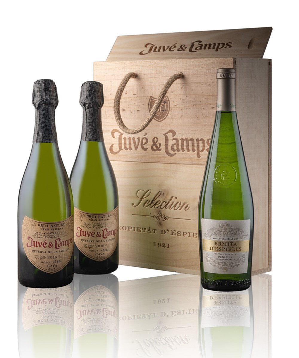 Estuche 3 botellas Juve & Camps