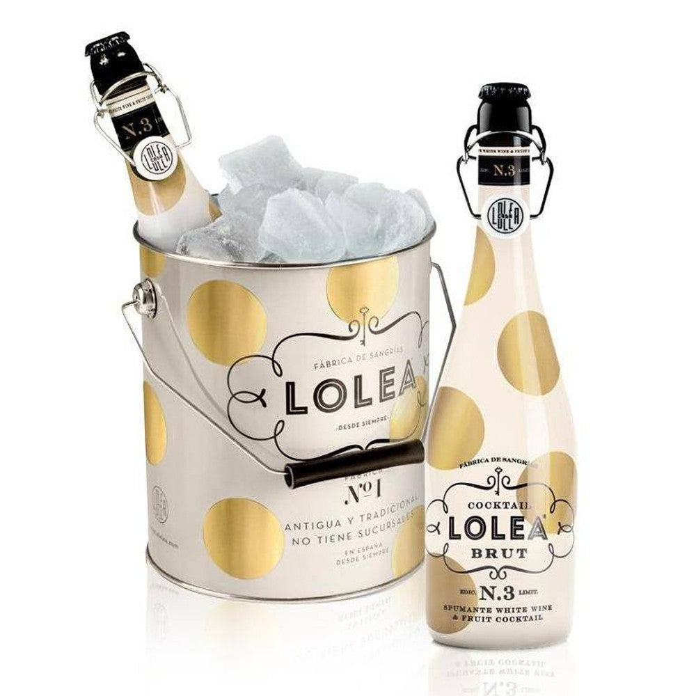 Pack of 2 Lolea Sangria Bottles No. 3 and Ice Bucket