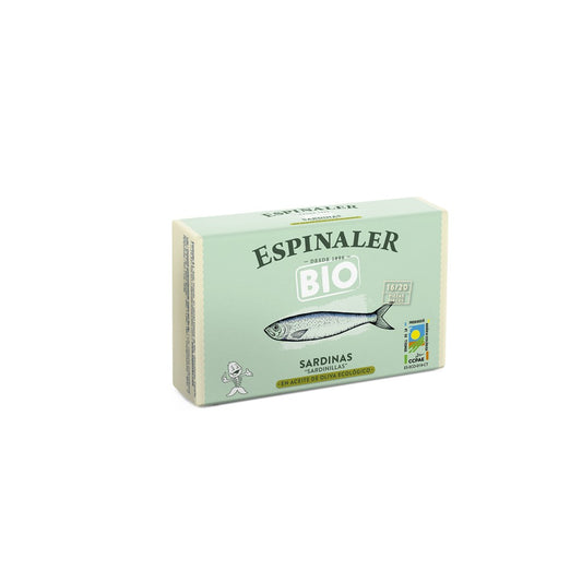 Sardines in Organic Olive Oil Espinaler 16/20 Pieces