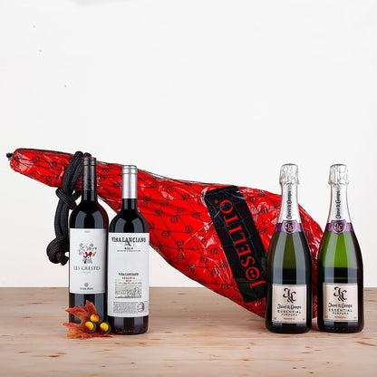 Lot Premium avec Épaule Joselito Gran Reserva, Cava et Vin