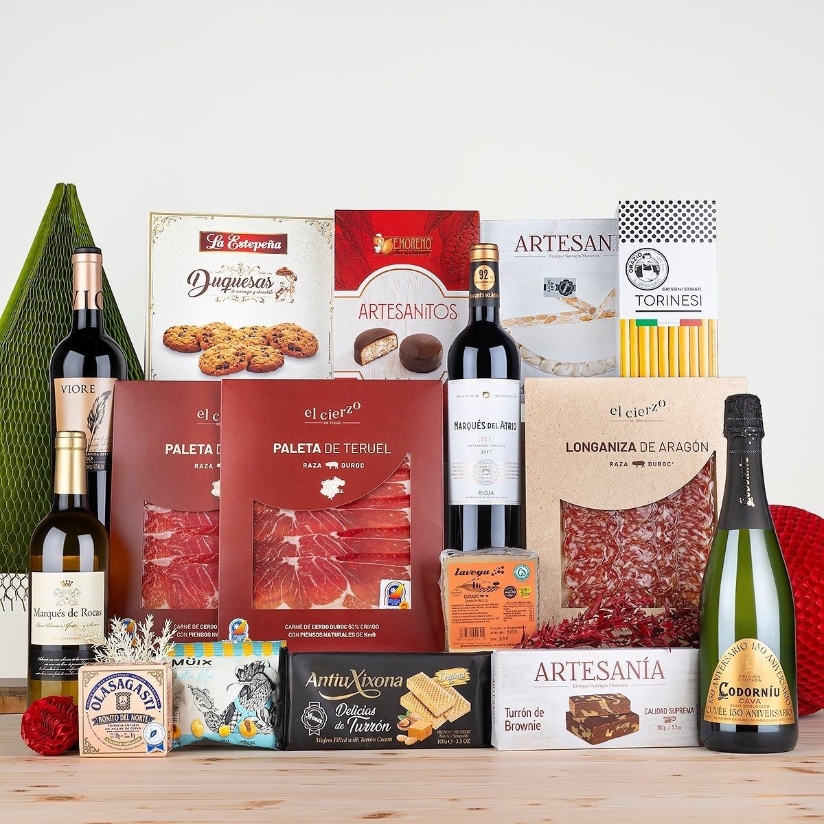 Lot de Noël avec Assortiment de Tranches Ibériques Tranchées N°6