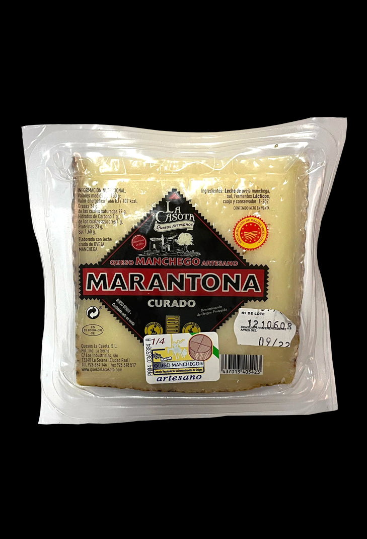 Fromage de brebis affiné DOP Manchego Marantona 1/4 Kg