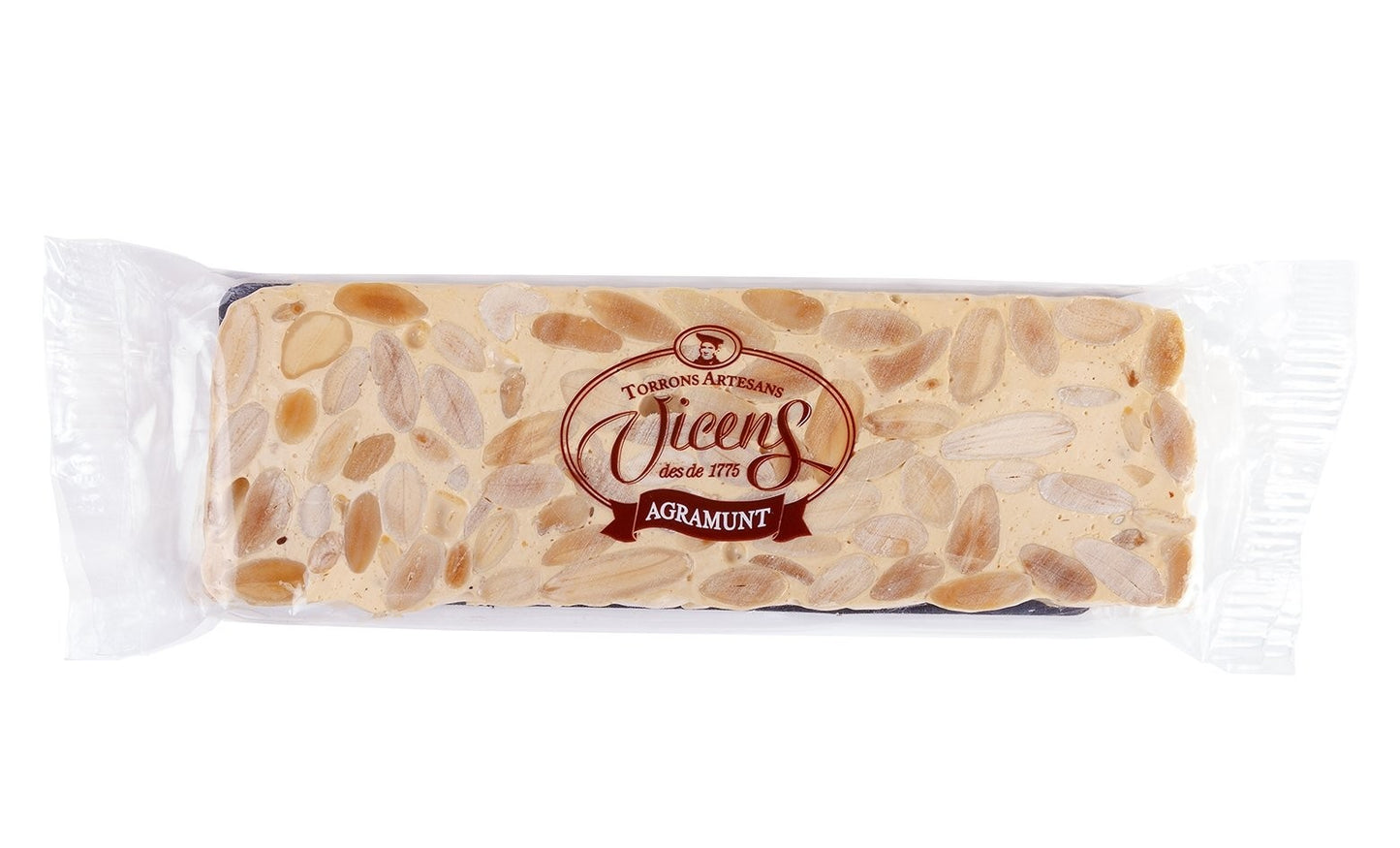 Nougat Dur Aux Amandes Individuel de 80gr