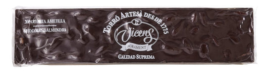 Bitter Chocolate Turron with Almonds 300gr Special