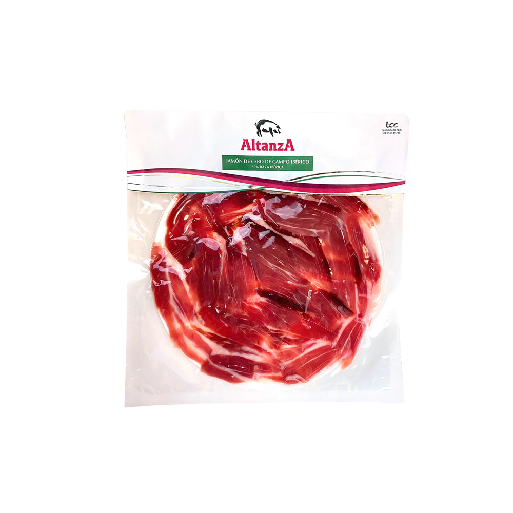Jamón Cebo Campo Ibérico corte a cuchillo (80gr)