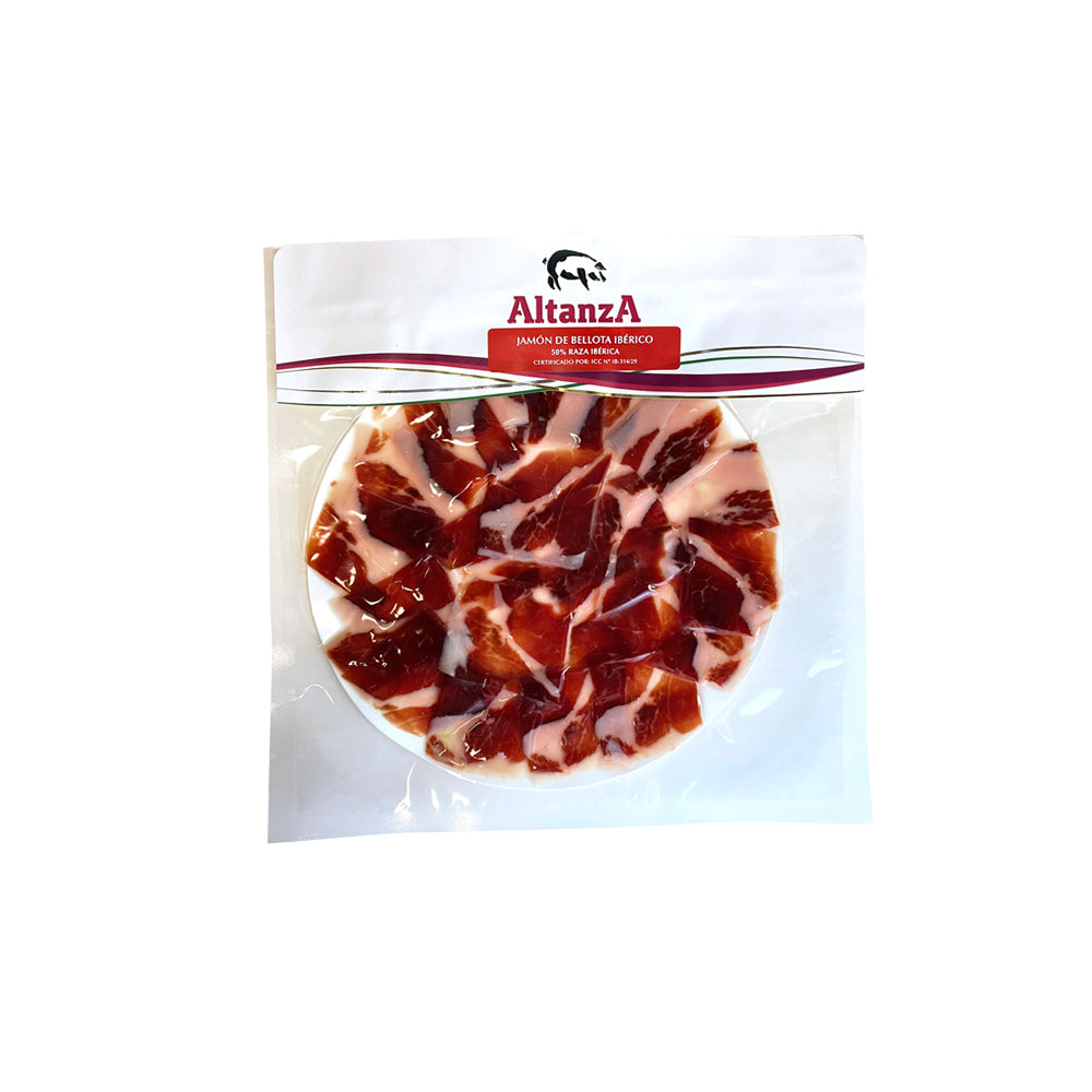 Jamón de Bellota 50% Ibérico corte cuchillo (50gr)