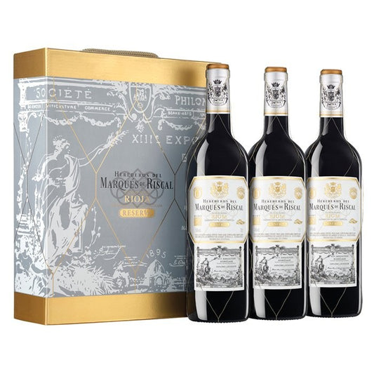 Case of 3 bottles of Marqués de Riscal Reserva