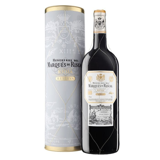 Metal case of 1 Magnum bottle of Marqués de Riscal Reserva