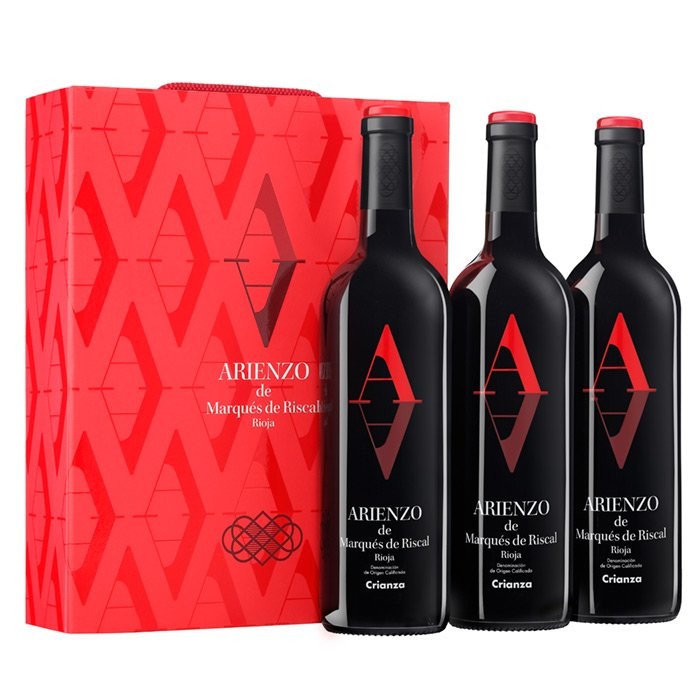 Case of 3 Bottles of Arienzo from Marqués de Riscal Crianza