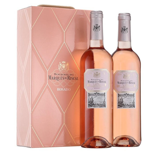 Estuche de 2 Botellas de Marqués de Riscal Rosado D.O. Rioja