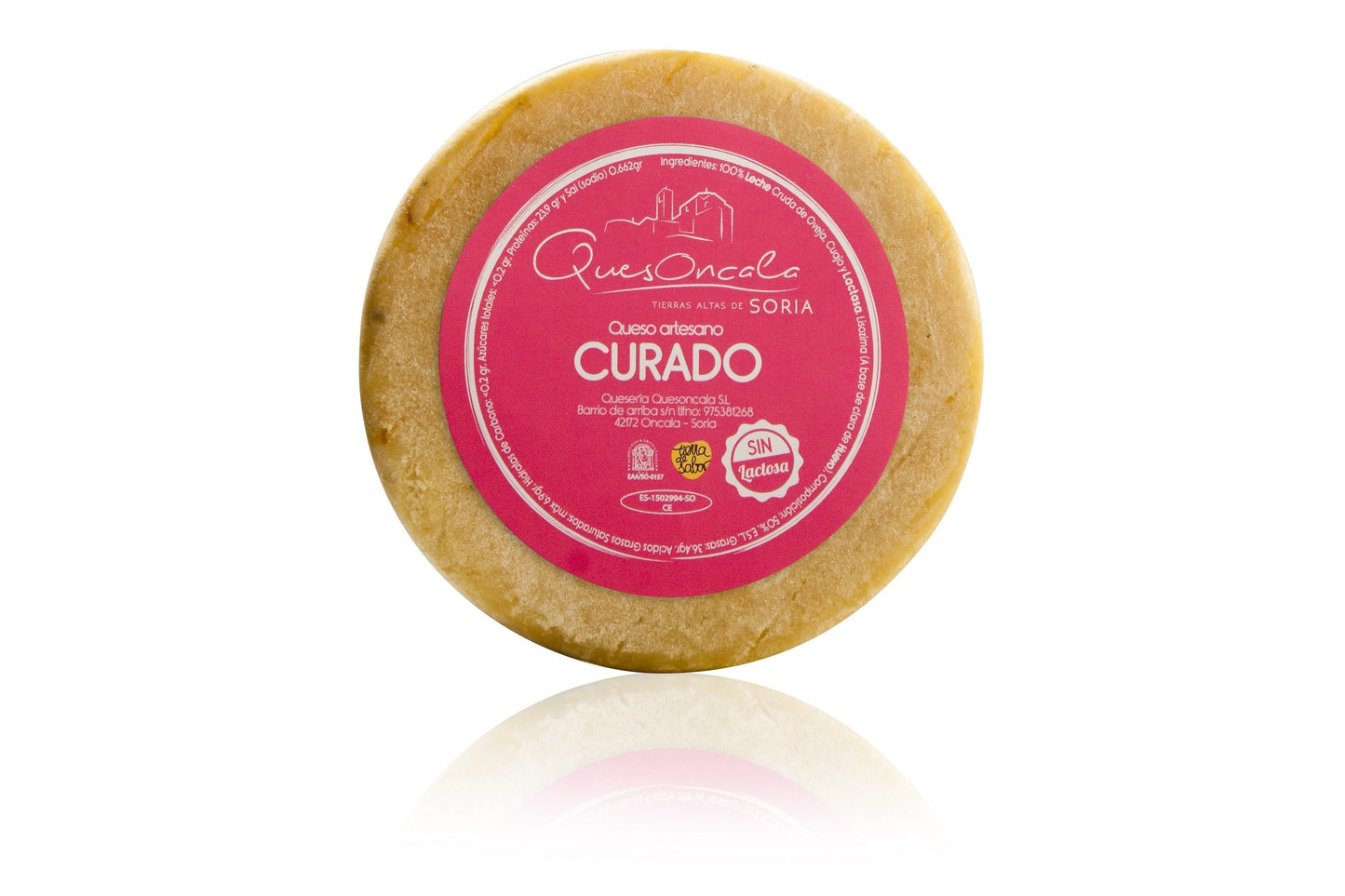 Cured Artisanal Cheese without Lactose Quesoncala 600gr