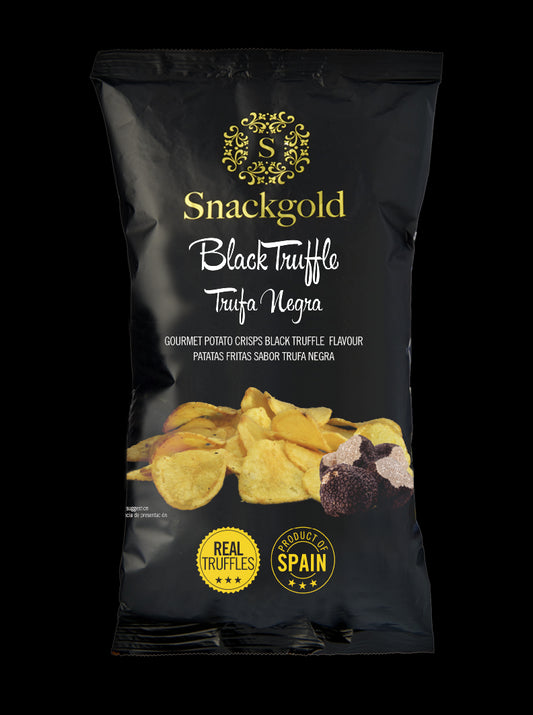 Chips de Pommes de Terre Saveur "Truffe Noire" Snackgold 125gr