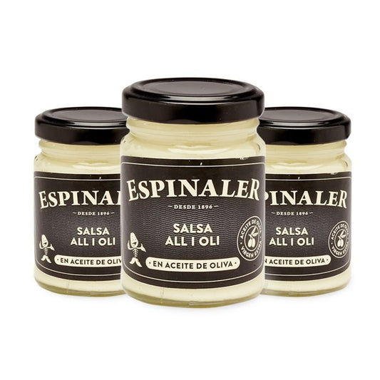 Pack de 3 Pots de Sauce Espinaler "All i Oli" de 140gr