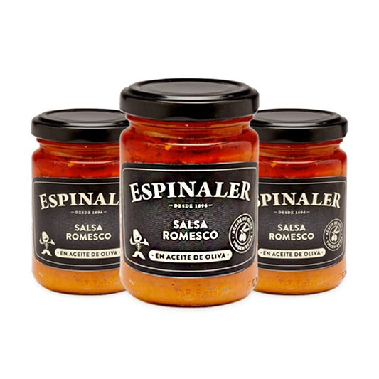 Pack de 3 Botes de Salsa Romesco Espinaler 140gr