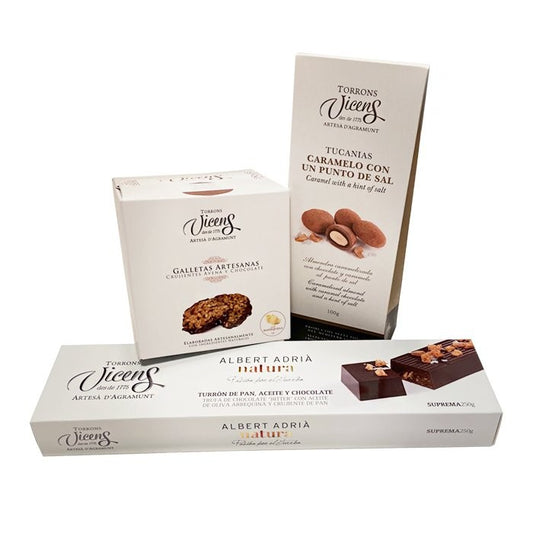 Pack "Biscuits, Chocolat et Sel" Torrons Vicens