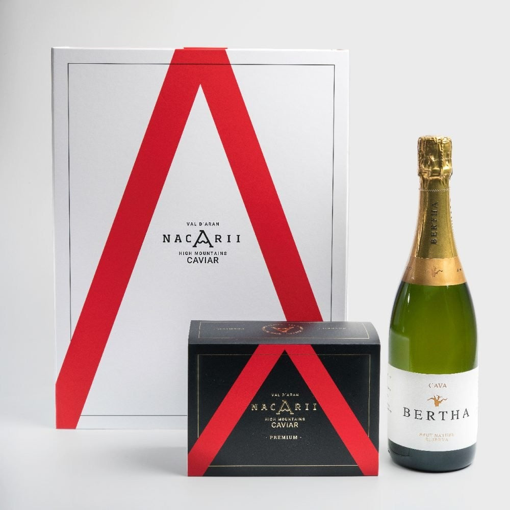 Coffret Nacarii Premium Caviar et Cava Bertha