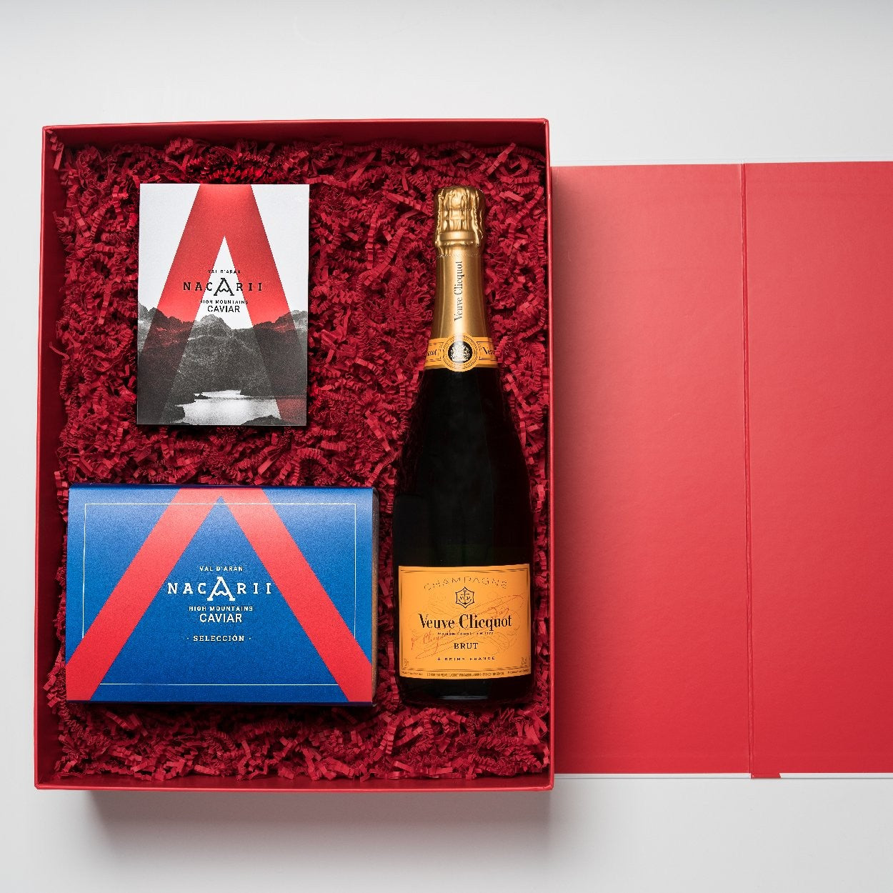 Nacarii Selection Caviar Case and Veuve Clicquot Champagne