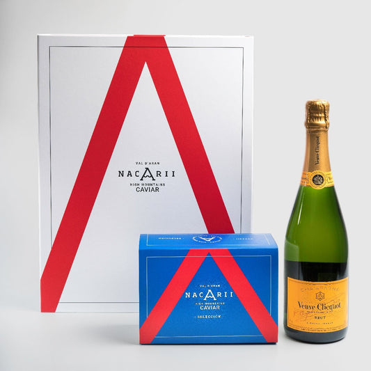 Coffret Nacarii Selection Caviar et Champagne Veuve Clicquot